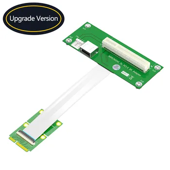 НОВАЯ плата с Разъемом Mini PCI-E для PCI Express X8 USB 2.0 Riser с Удлинительным Кабелем FPC 4Pin Power Magnetic Pad Вертикальной Установки