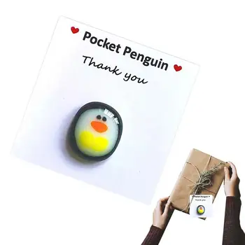 2022 Новое Маленькое Карманное Объятие Пингвина Миниатюрный Подарок В Виде Карманного Объятия Пингвина Для Ее Маленького Пингвина Любовные Подарки На День Святого Валентина