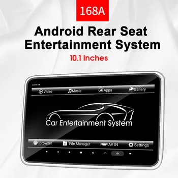 10,1-дюймовый ультратонкий монитор для подголовника автомобиля с высоким разрешением, широкоугольный Ips-экран, развлекательная система для заднего сиденья
