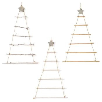 Украшение для Рождественской елки со звездой, сделанное своими руками Настенное украшение для свадьбы, Дня рождения, детского душа