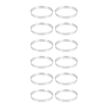 12 X Универсальных алюминиевых прокладок для колес с центрическим кольцом ступицы 74,1 Мм O/D 72,6 Мм I/D