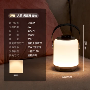Зарядный ночник для защиты глаз, прикроватная лампа для кормления ребенка в спальне, переносная настольная лампа для кемпинга