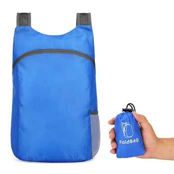 Легкий упаковываемый рюкзак, водонепроницаемая портативная сумка с толстым ремешком для отдыха, занятий спортом на открытом воздухе, рыбалки