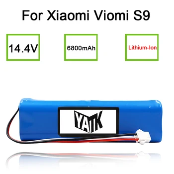 Для XiaoMi Замена Lydsto R1 Rodmi Eve Plus Viomi S9 Робот-Пылесос Аккумулятор Емкостью 6800/9800 мАч Аксессуары