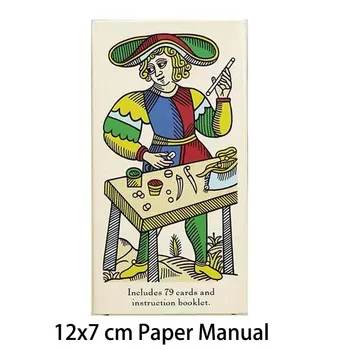 Марсельское Таро CBD 12x7 см Бумажные Карточные игры с Ручным управлением