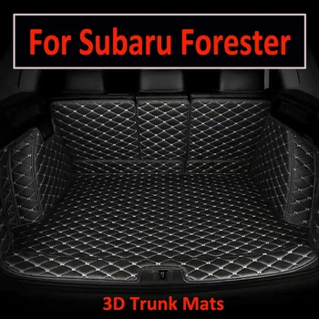 Кожаный коврик в багажник автомобиля для Subaru Forester 2013-2018 Аксессуары для грузовых Лайнеров Интерьер Багажника
