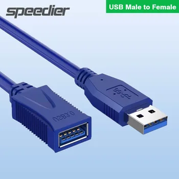 0,3 м USB3.0 Удлинительный Кабель USB 3.0 A От Мужчины К женщине U Диск Передача Данных Зарядный Короткий Кабель для Телевизора Мыши Принтера Сетевой Карты
