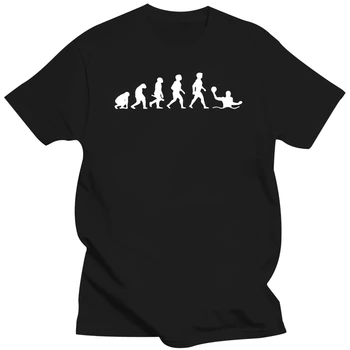 Футболка игрока в ватерполо Evolution, мужская летняя модная футболка с круглым вырезом оверсайз, хлопковые топы, футболки с принтом