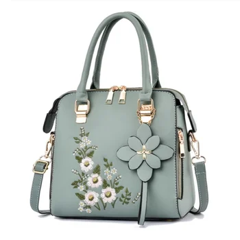 Милая женская сумка из искусственной кожи с цветами, брендовая сумка через плечо, роскошные сумки, дизайнерская сумка через плечо.