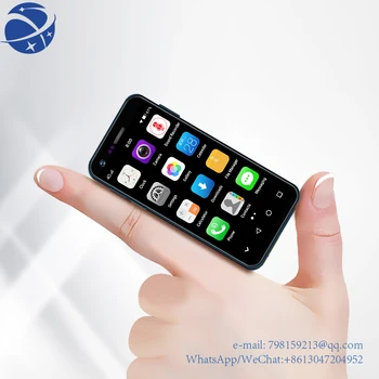 yyhcNew Мини-смартфон 4 Гб Оперативной памяти 4G Сенсорные телефоны Маленький прочный смартфон с отпечатками пальцев 3/32 датчика отпечатков пальцев Mobaile