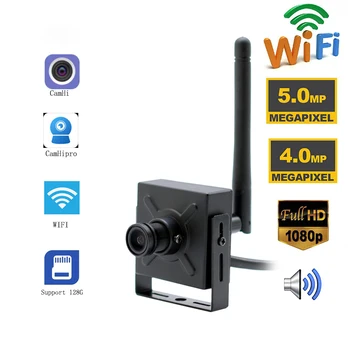 Geniuspy IMX335 IMX307 1920P 5MP 4MP 2MP Micro WIFI IP Камера Беспроводного наблюдения В помещении Домашняя Безопасность Onvif Слот для карты TF
