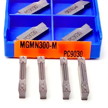 1 коробка (10шт) MGMN300/400/500- M PC9030 Высококачественные твердосплавные пластины с ЧПУ для нержавеющей стали