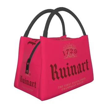 Женские пакеты для ланча со старым логотипом Ruinart, герметичный термоохладитель, коробка для Бэнто, Пляжный кемпинг, путешествия