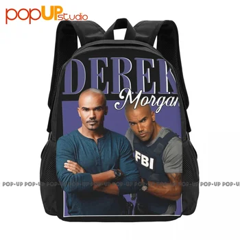 A11255 Рюкзак Criminal Minds Дерека Моргана Шемара Мура с принтом большой емкости, складная гимнастическая сумка, рюкзак для верховой езды
