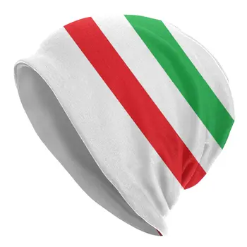 Флаг Италии, Вязаная Шапка-Бини, Женская Мода, Унисекс, Итальянская Национальная Велосипедная Гордость, Теплые Зимние Тюбетейки, Шапочки, Кепка