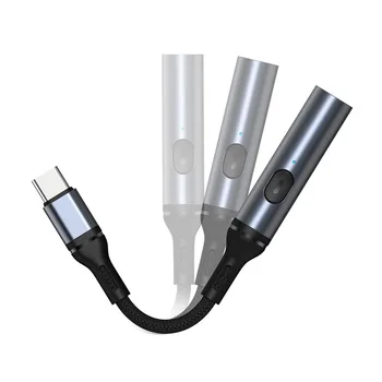 Электрическая зажигалка с кабелем USB Type C, зажигалка для мобильных телефонов, планшетов, предохранительный выключатель, ветрозащитный, с перезаряжаемым беспламенным воспламенителем