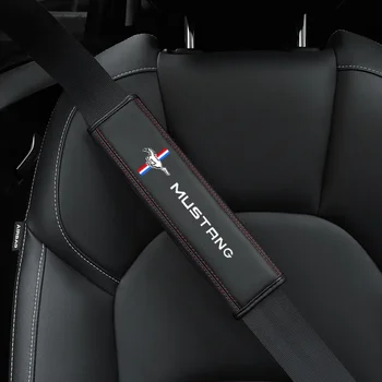 Чехол для автоматического ремня безопасности Чехол для стайлинга автомобилей Ford Mustang 2015-2019 Аксессуары для интерьера автомобильные аксессуары