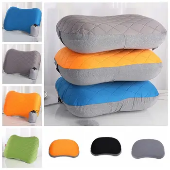 Сменная подушка из ПВХ, подушка для отдыха на открытом воздухе, промытый хлопок, подушка для кемпинга из ТПУ, складная переносная подушка для шеи, воздушная подушка для кемпинга