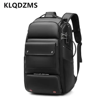 KLQDZMS Мужской рюкзак из ткани Оксфорд, сумка для ноутбука, водонепроницаемая сумка для фотообъектива, школьная сумка для деловых поездок, наплечная сумка для мотоциклов
