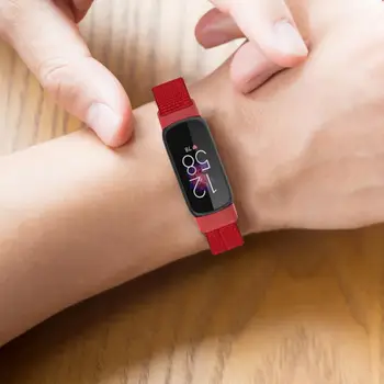 Ремешок для часов с утолщенной эластичной водонепроницаемой оплеткой для сменного ремешка Fitbit Luxe, нейлоновый ремешок
