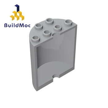 BuildMOC Собирает Частицы 20430/6259/6218 2x4x4 Для Деталей Строительных блоков DIY enlighten block Edu