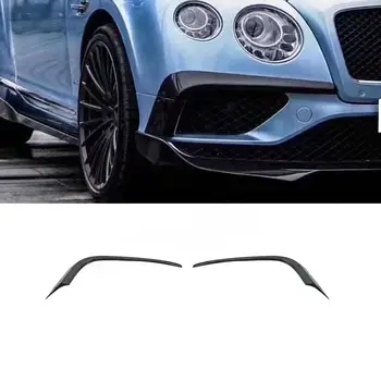 Накладки на передние противотуманные фары для Bentley Continental GT 2015 2016 2017 Украшение вентиляционных отверстий из углеродного волокна в стиле ST