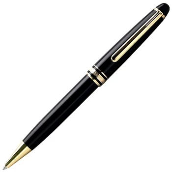 MOM MB 163 Msk, классические шариковые ручки-роллеры из черной смолы, Роскошные канцелярские принадлежности для занятий письмом с серийным номером