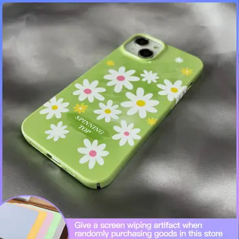 Роскошный Чехол для телефона Senior Sense С Изображением Цветка Маргаритки, Подходящий для IPhone14 13promax 12 11 14pro, Ультратонкий, Защищающий от Царапин