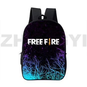 Free Fire Garena Рюкзак для подростков, женские дорожные сумки, детская 16-дюймовая мультяшная школьная сумка, Двухслойный рюкзак для ноутбука