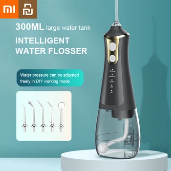 Xiaomi Стоматологический Ирригатор Floss DIY Mode 5 струй воды Флоссер для чистки полости рта Стиральная Машина USB Перезаряжаемый ирригатор для полости рта