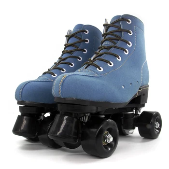 Индивидуальные уличные двухрядные 4-колесные ботинки для взрослых на роликовых коньках