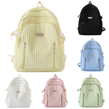 Студенческий рюкзак Модный и минималистичный Новый детский рюкзак на поводке, школьный рюкзак для малышей, рюкзак для ноутбука для девочек, женский рюкзак для ноутбука