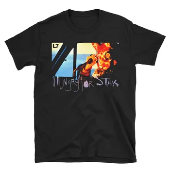 Новая футболка Hungry For Stink L7 Band Классический черный размер унисекс S-5XL VE1256 с длинными рукавами