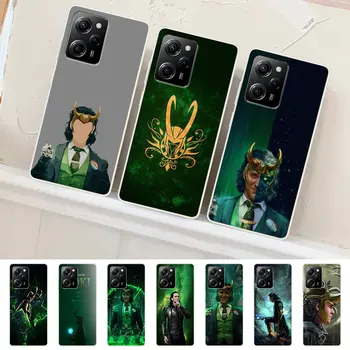 Чехол Marvel Loki Super Hero для Xiaomi Poco X5 M5s X3 NFC M5 X4 GT F3 F2 M3 Pocophone F1 M4 M2 Pro TPU Мягкий Прозрачный Чехол Для Телефона