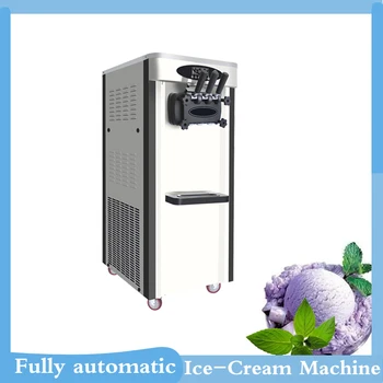 Коммерческое Вертикальное Оборудование Для Производства Мягкого Мороженого, Итальянские Машины С Тремя Вкусовыми Рожками