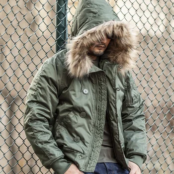 Instructor Tactical N2b Холодостойкая одежда с капюшоном, теплое пальто с хлопковой подкладкой, утолщенная куртка для дайвинга, походная ветровка