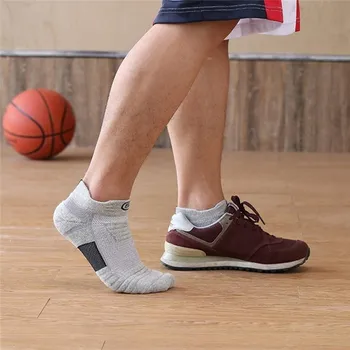Мужские толстые носки, дышащие, впитывающие пот Носки для бега на открытом воздухе, Баскетбольные спортивные носки для фитнеса для мужчин