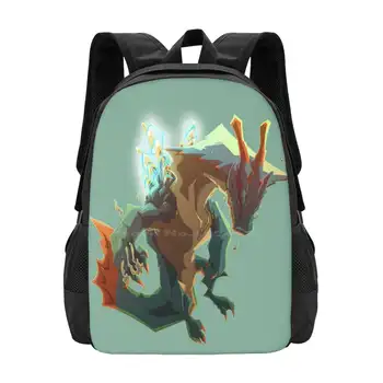 Модный рюкзак The Water Beast, модные сумки, Охотник на монстров, Lagiacrus Nanass Mh Tri