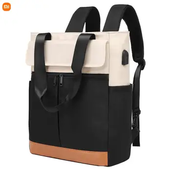 Модный рюкзак Xiaomi с USB для мужчин и женщин, уличный рюкзак, сумка для ноутбука