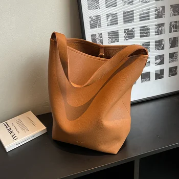 Вместительные сумки и портмоне из мягкой искусственной кожи подмышками, весна 2022, Роскошная брендовая дизайнерская женская сумка для покупок через плечо