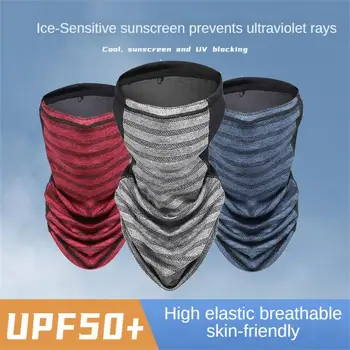Спортивный солнцезащитный платок На голове, Комфортное ощущение, Лед, удобный, дышащий, не душный, Лед, Солнцезащитный крем, блокирующий ультрафиолет, Велосипедная маска, Маска