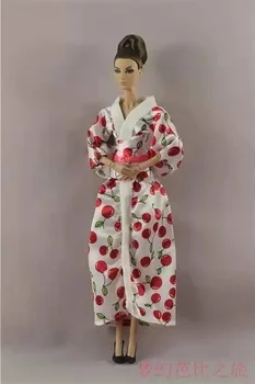 Японский Халат Традиционное Кимоно Одежда Для Куклы Барби Платье Длинная Юката Косплей Костюм 1/6 BJD Куклы Игровой Дом Игрушки Подарок Малышу