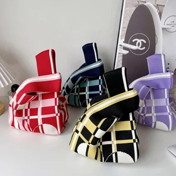 Корейская версия Нишевой Дизайнерской сумки Circle Line С высококачественной Текстурой из Уличной сумки для отдыха Tote Bag