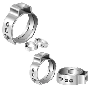 100 шт зажимных колец Pex Cinch, Высококачественные обжимные кольца Pex из нержавеющей стали 304, 3/4 дюйма