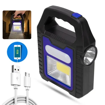 Портативный солнечный фонарь Z2, светодиодная рабочая лампа, водонепроницаемый аварийный прожектор, USB перезаряжаемый ручной фонарь для пеших прогулок на открытом воздухе, кемпинга