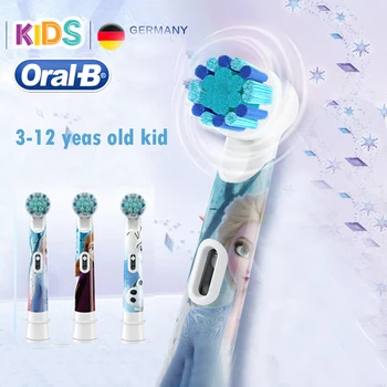 Насадки для электрических зубных щеток Oral B Kids Frozen Spider-Men Cars Mickey Princess, 3 шт./ упак. Вращающиеся насадки для щеток для ухода за полостью рта, Возраст от 3 +