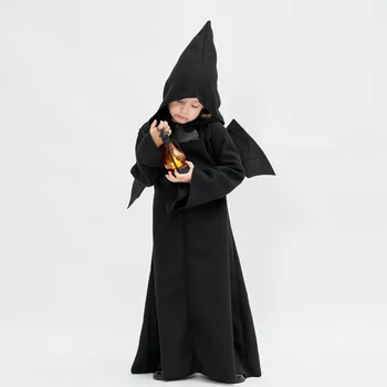 Хэллоуин, детский костюм демона с крыльями летучей мыши, костюм ведьмы и Темного ангела для косплея