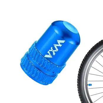 Крышки велосипедных клапанов, набор из 4 крышек велосипедных шин, Пылезащитные крышки клапанов штока шины, крышки клапанов велосипедных шин из алюминиевого сплава, американский стиль