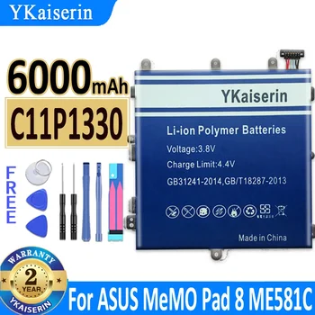 6000 мАч YKaiserin Для ASUS C11P1330 Аккумулятор Для ASUS MeMO Pad 8 ME581C K01H K015 ME8150C Аккумулятор Высокой Емкости