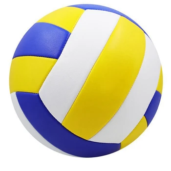 1 шт. волейбольный непроницаемый ПВХ Профессиональный игровой волейбольный мяч для пляжного волейбола на открытом воздухе в помещении